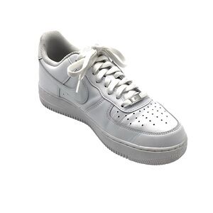 Nike Air Force 1 '07 Low Triple White Sneakers - Unisex Athletic/ Casual Size 8